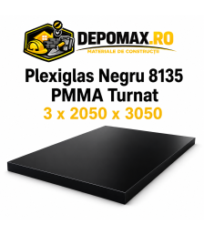 Plexiglas Negru 8135 PMMA turnat 3 x 2050 x 3050 mm